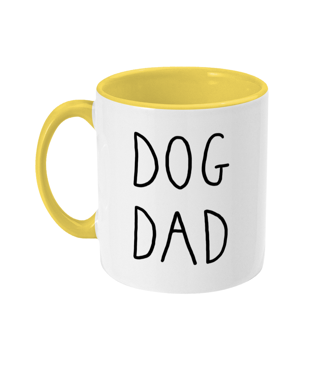 Dog Dad Mug | Two Tone | 5 Colours Available