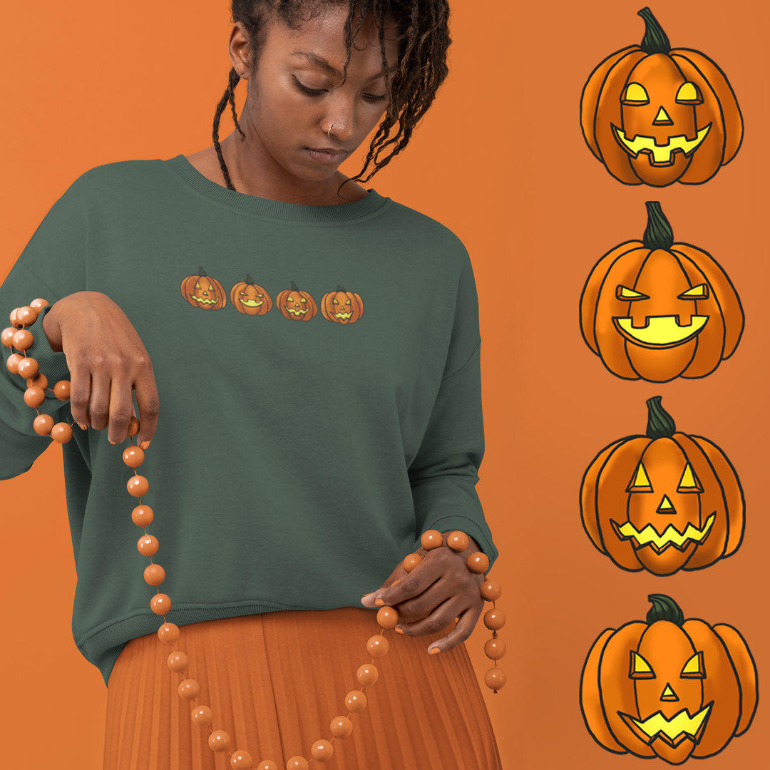 Pumpkin Sweater | Halloween Sweatshirt | Premium Eco friendly and Fair Wear certified