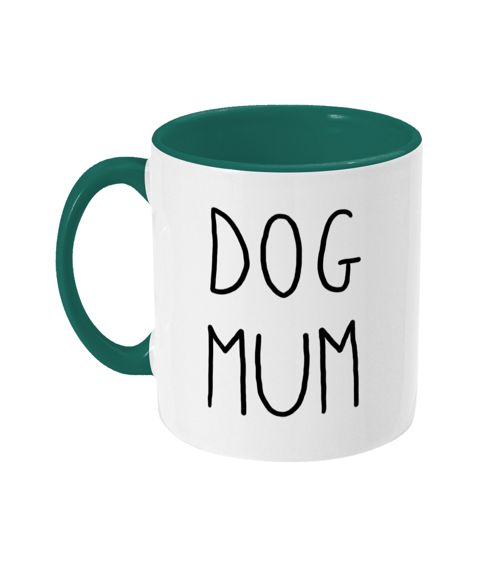 Dog Mum Mug | Two Tone | 5 Colours Available