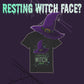 Resting Witch Face Tee | Witch T Shirt | Halloween | Premium Organic T Shirt