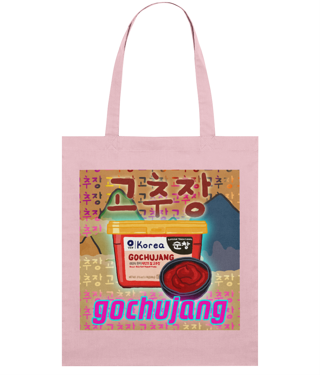 Gochujang Organic Tote Bag 고추장 | Korean Foods Collection | Available in 4 colours