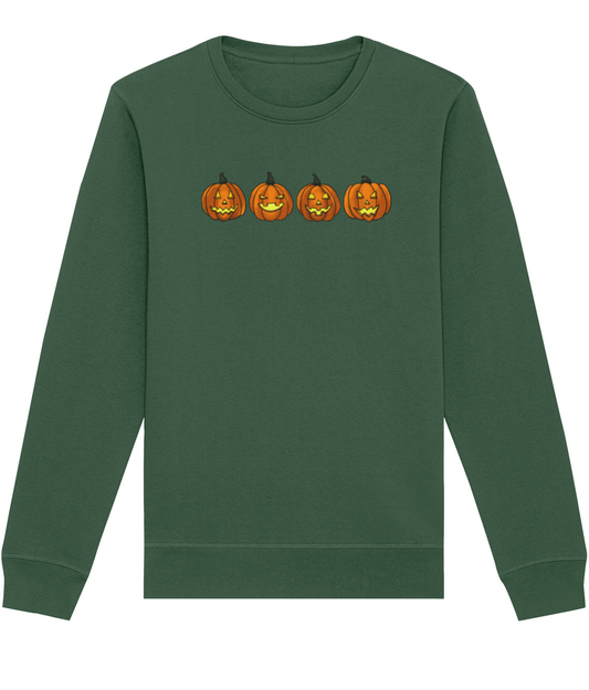 Pumpkin Sweater | Halloween Sweatshirt | Premium Eco friendly and Fair Wear certified