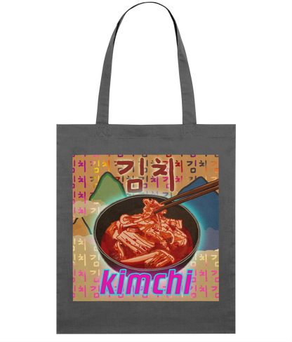 Kimchi Organic Tote Bag 김치 | Korean Foods Collection | Available in 4 colours