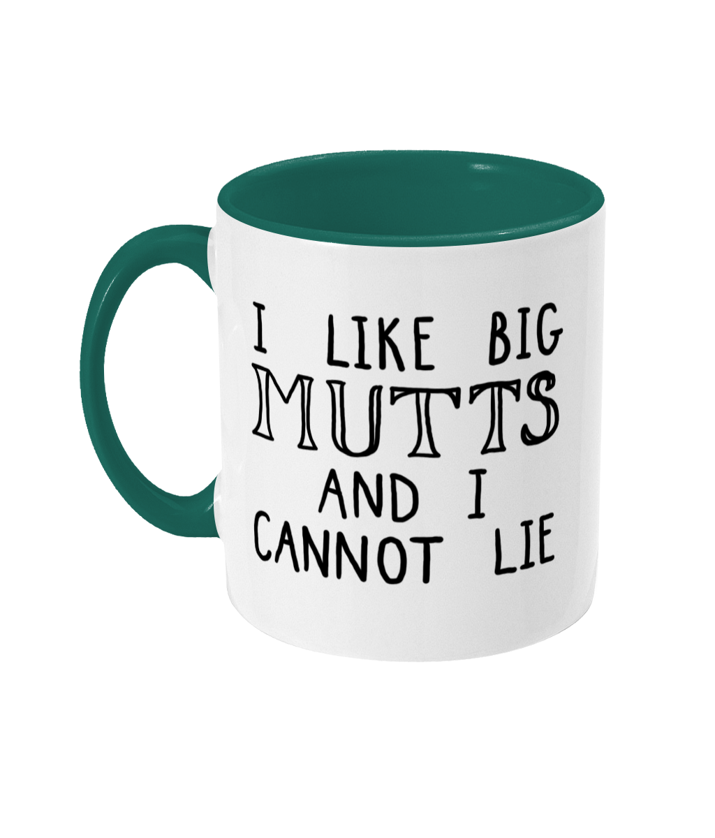 I Like Big Mutts Mug | Two Tone | 5 Colours Available