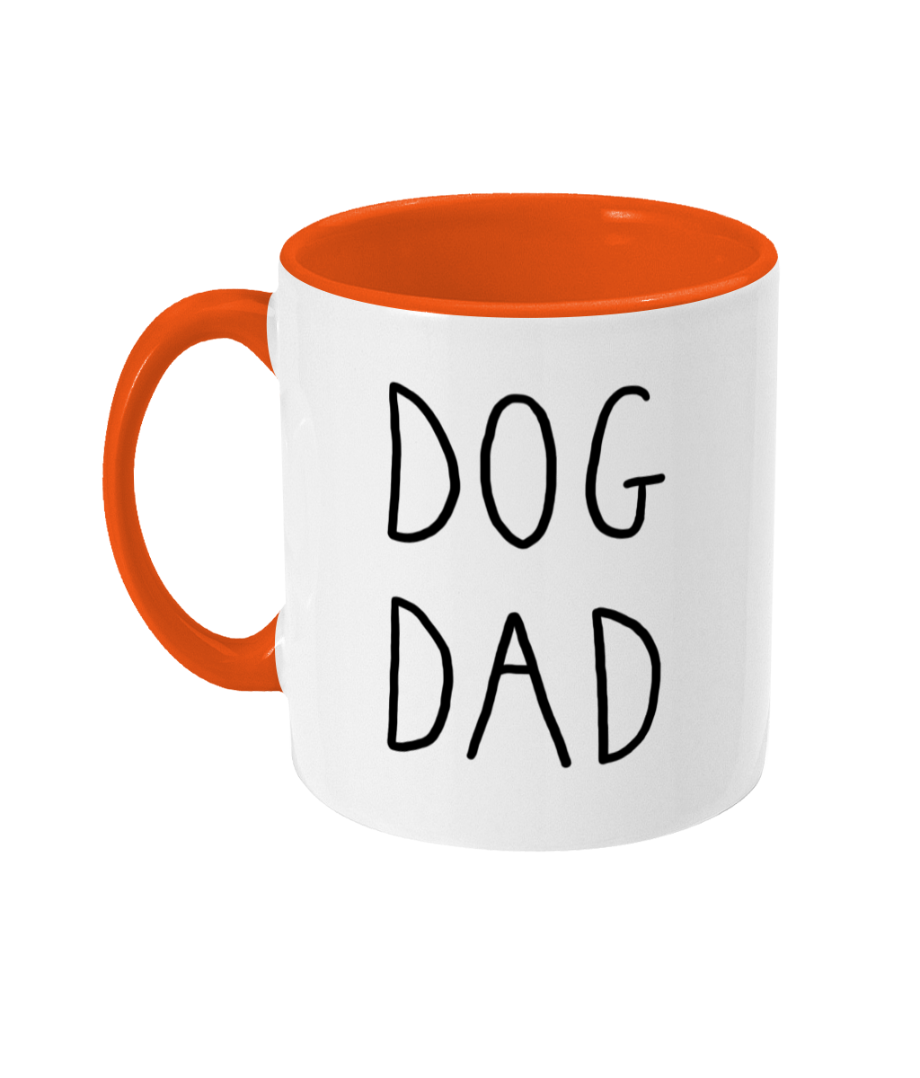 Dog Dad Mug | Two Tone | 5 Colours Available