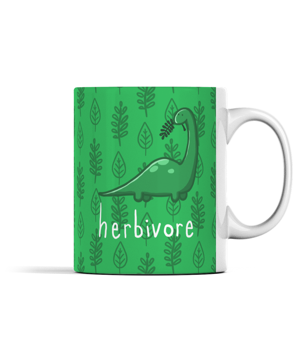 Herbivore Mug | Dinosaur Mug | Vegan Mug 🌿