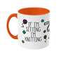 If I'm Sitting I'm Knitting Mug | Two Tone | 5 colours available