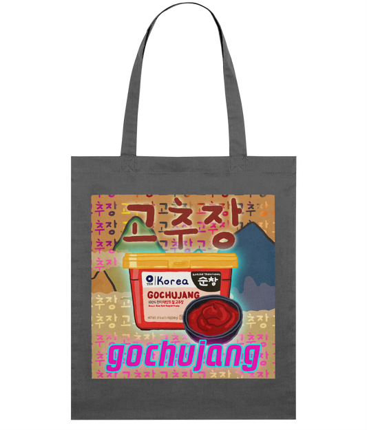 Gochujang Organic Tote Bag 고추장 | Korean Foods Collection | Available in 4 colours