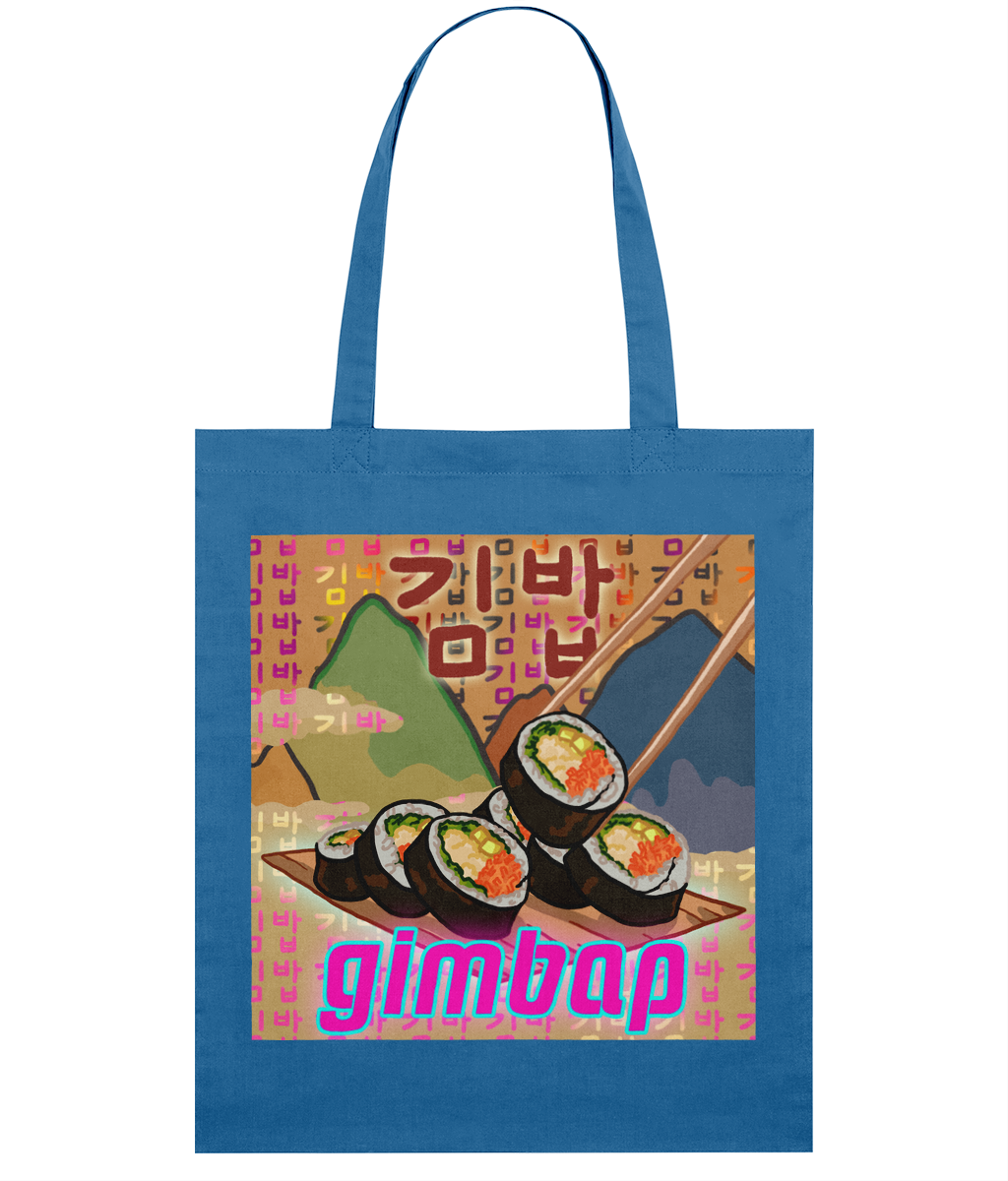 Gimbap Organic Tote Bag 김밥 | Korean Foods Collection | Kimbap | Available in 4 colours