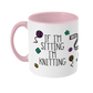 If I'm Sitting I'm Knitting Mug | Two Tone | 5 colours available