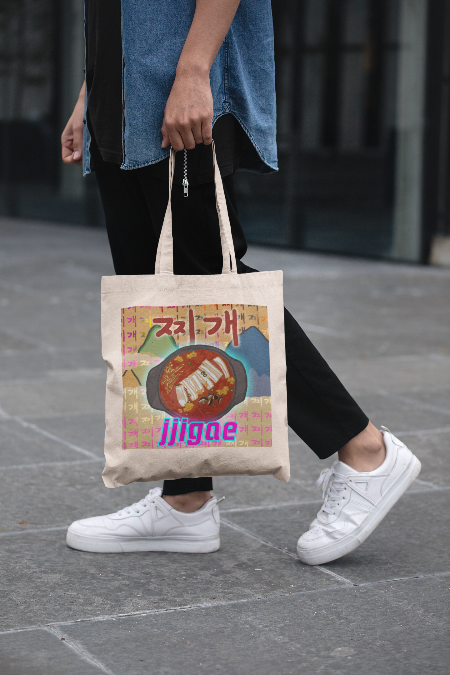 Jjigae Tote Bag 찌개 | Korean Foods Collection | Available in 4 colours