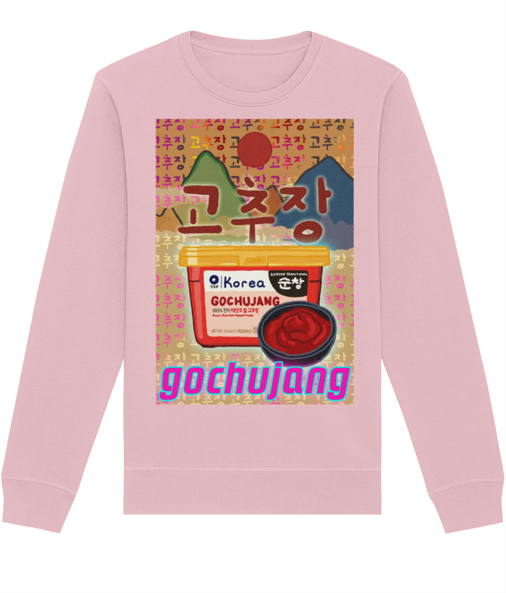 Gochujang Sweater 고추장 | Korean Foods Collection | Premium Eco friendly and Fair Wear certified sweatshirt | Available in 4 colours