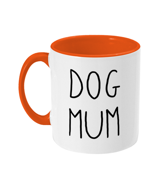 Dog Mum Mug | Two Tone | 5 Colours Available